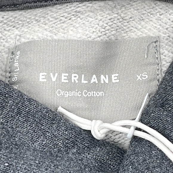NWT Everlane Organic Cotton Gray Track Hoodie Unisex , XS, S, M - Picture 3 of 16